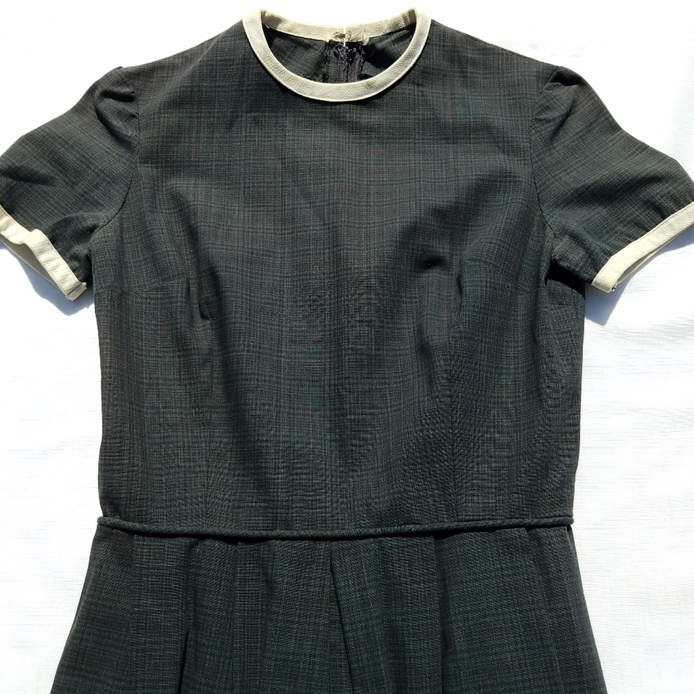VTG 50's Handmade Dress Black Ringer Pinup - Picture 3 of 14